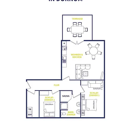 Schoene In Traumhafter Lage An Der Nordsee شقة دورنوم